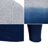 Riolio Autumn and Winter New Men's Half High Neck Slim Fit Knitwear Trend Gradual Overlay Soft Fit Thin Sweater