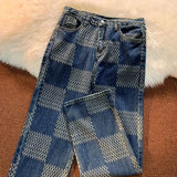 Riolio Spring Autumn Vintage Loose Casual Fashion Straight Jeans Hombre Hip Hop Harajuku Y2K Denim Pants Male Streetwear Trousers Men