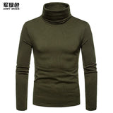 Riolio Man Thermal Turtleneck Casual Sleepwear Shirt S-2XL Sleeve Long Slim Coat 5colors Basic Sweater Bottom Winter