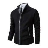 Riolio New fashion men's knitted sweater cardigan Joker comfortable warm casual coat