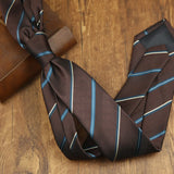 Riolio  New Trendy Mens Brown Green Navy Neckties 8cm Luxury Dots Floral Neck Ties Adult College Student Animal Printed Tie Cravat