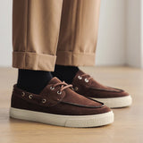 Riolio  Men Casual Shoes Fashion Men Shoes Handmade Suede Genuine Leather Mens Loafers Moccasins Slip On Men's Flats Male Driving Shoes