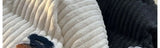 Riolio  American winter new men and women trendy personalized striped corduroy jacket for couples loose retro thick casual top harajuku