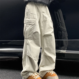 Riolio  Y2K Big Pocket Men's Cargo Pants Japanese New Harajuku Loose Straight Wide Leg Trousers Baggy Pants Man Hip Hop Sweatpants
