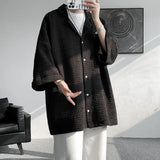 Riolio Ice Silk Shirt Men's High Quality Summer Fashion Brand ins 5-sleeve shirt loose casual masculina camisas hombre