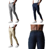 Riolio  Men Elastic Gym Sweatpants Slim Fit Casual Pants Man Breathable Cotton Jogging Trousers Joggers Running Pants Man Clothes