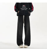 Riolio New Men's Jeans Washed Jeans Pants Unisex Drawstring Denim Pants Male Streetwear Korean Straight cylinder loose Cowboy Trousers