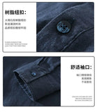 Riolio Japanese Retro Long-sleeved Linen Shirt Men's Summer New Loose Pullover Square Collar Shirt Casual Cotton Linen Top Aesthetic