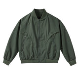 Riolio  Spring Autumn Mens Bomber Jackets Fashion Man Zip Streetwear Hip Hop Baseball Uniform Coats Men Loose Windbreaker Work Jackets