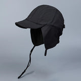 Riolio  Men And Women Winter Warm Ear Protection Hat with Lining And Drawstring Cap Soft Plush Hat for Cold Weather Outdoor Skiing