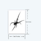 Riolio Spider Combo Temporary Tattoo Sticker Lasts 1-2 Weeks Waterproof and Chafing Resistant