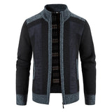 Riolio Autumn Spring Sweater Men's Cardigan Zip Up Turtleneck Jacket Y2K Sweatshirt Winter Hombre Cold Coat Knitted Jumper Sweatercoat