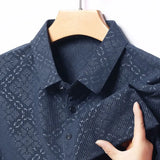 Riolio  Short-sleeved Lapel T-shirt for Middle Aged and Elderly Summer Thin Casual Men's Loose Half Sleeved Polo Shirt Large Size