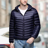 Riolio Men Autumn Winter Fashion Short Puffer Jackets New Arrival Ultralight Down Coat Portable Packable Down Jacket