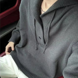 Riolio  New Autumn Winter Sweaters for Men Loose Trendy Brand Hooded Pullover Sweaters