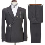 Riolio  Men's White Business Suit - Trajes De Hombre - Perfect for Formal Occasions Trajes Elegante Para Hombres  Blazers