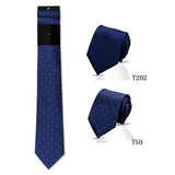 Riolio  2pcs Man Tie Classic Business Necktie Blue Wine Pink Solid Color Smart Casual Suit Necktie Striped Plaid Paisley Neck Gravatas