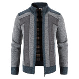 Riolio Autumn Spring Sweater Men's Cardigan Zip Up Turtleneck Jacket Y2K Sweatshirt Winter Hombre Cold Coat Knitted Jumper Sweatercoat