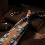 Riolio  New Year Horse Neckties Adult Animal Flower Red Neck Ties Luxury Casual Polyester 8cm Tie Wedding Suit Accessories