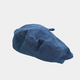 Riolio  Beret female street hipster versatile cowboy painter hat Japanese simple solid color casual art newsboy hat