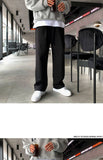 Riolio Korean Style High-end Straight-leg Casual Pants Men's Spring Summer Loose Trousers American 2025 New Trendy Wide-leg Pants Chic