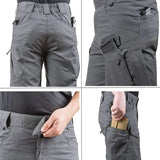 Riolio  Shorts Men Urban Military Waterproof Cargo Tactical Shorts Male Outdoor Camo Breathable Quick Dry Pants Summer Casual Shorts