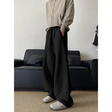 Riolio Spring NEW Loose Casual pants man Solid baggy trousers Unisex Wide leg pants Fashion trend youth skateboard pants male