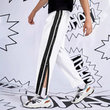 Riolio  Spring Autumn Basketball Full Open Buckle Men's Trendy Sports High Street Versatile Straight Pants