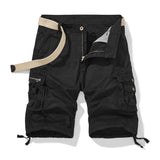 Riolio Shorts Male Slim Workout Shorts Lightweight Outdoor Mens Casual Hiking Cargo Fishing Short Pants Summer Quick Drying Work Shorts
