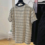 Riolio Summer Men's Clothing Luxury Korean Popular Textured O Collar T-shirt Streetwear Leisure Short Sleeve Solid Color Retro Fashion
