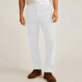 Riolio  New Casual Solid Color Corduroy Mens Pants Autumn Fashion Loose Straight Trousers Men Spring Daily Leisure Pants