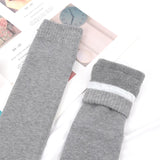 Riolio  Mens Winter Compression Stocking Warm Hot Knee Long Leg Terry Thigh High Socks Cotton Thicken Cover Calf Male Socks Size 38-45