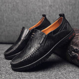Riolio  Social Shoe Male Luxury Brand Casual Casual Shoes Formal Loafers Men's Moccasins Italian Black Men's Driving Shoes Men's