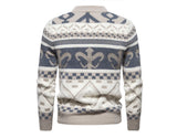 Riolio  Autumn Winter Men's Warm Sweaters Fashion Men O-Neck Thicken Knitting Cashmere Pullover Men Classic Business Sweaters Clothing