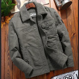 Riolio Outerwear Clothing fleece Bomber Jacket Men's Windbreaker Thick Warm Male Parkas Military Mens Winter Jackets Fur collar Coats