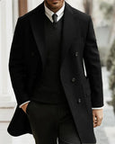 Riolio  Modern Man Trench Coat Customized Full Man Terno Fashion Notched Lapel Double Breasted Elegant Men's Winter Jacket Men Jacket