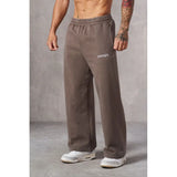 Riolio American Style New Men's Sports Pants Spring Autumn Outdoor Jogging Muscle Fitness Embroidered Straight Casual Long Pants