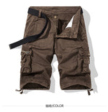 Riolio Shorts Male Slim Workout Shorts Lightweight Outdoor Mens Casual Hiking Cargo Fishing Short Pants Summer Quick Drying Work Shorts