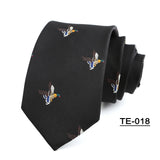 Riolio  Wholesale 8CM Men's Necktie Classic Ties For Man Wedding Business Party Polyester Dots Stripes Floral Jacquard Ascot Accessories