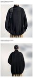 Riolio  Sweater men 2025 New Men Knitwear Solid High Neck Sweater Soft Warm Comfortable Winter Pullover Fashion Casual Warm Sweater