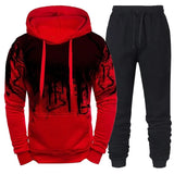 Riolio Autumn Winter Trending Tracksuits Men Camouflage Hoodie + Pant 2 Piece Set Sports Wear 3d Ink Jogging Suits