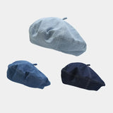 Riolio  Beret female street hipster versatile cowboy painter hat Japanese simple solid color casual art newsboy hat