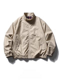 Riolio Japanese Trendy Workwear Harlan Jaet Men's Spring Autumn Loose Baseball Sle Versatile Collar ort Coat Ox Fabric