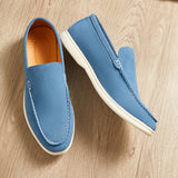 Riolio  Dress Shoes Pointed Suede Leather Shoes Men's Wedding Party Work Comfortable Loafers Lightweight Business Casual Shoes for Men