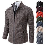 Riolio New fashion men's knitted sweater cardigan Joker comfortable warm casual coat