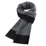 Riolio  Luxury Scarf Man Winter Warm Wool Scarf For Men Cashmere Scarves Casual Plaid Male Long Pashmina Outdoor Shawls Man Muffler Gift