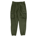 Riolio  Men's Cargo Jogger Pants Multi Pocket Elastic Waist Casual Trousers