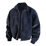 Riolio  Autumn and Winter New Jacket Men's Stand Up Collar Jacket Loose, Comfortable, Versatile, Handsome, High-quality Jacket  Men
