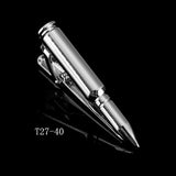 Riolio  Fashion Tie Clip For Men Novelty Personalized Necktie Bars For Shirts Tie Clip Glasses Feather Beard Key Collar Clip Silver Bars