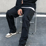 Riolio  Stretch Trousers Man Casual Straight Cargo Pants for Men Baggy Emo Cheapest Korean Style High Quality Long Slacks Luxury Fashion